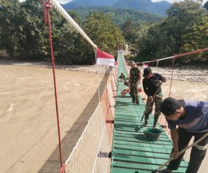 Kodim 0108/Agara Bersama Warga Gotong Royong