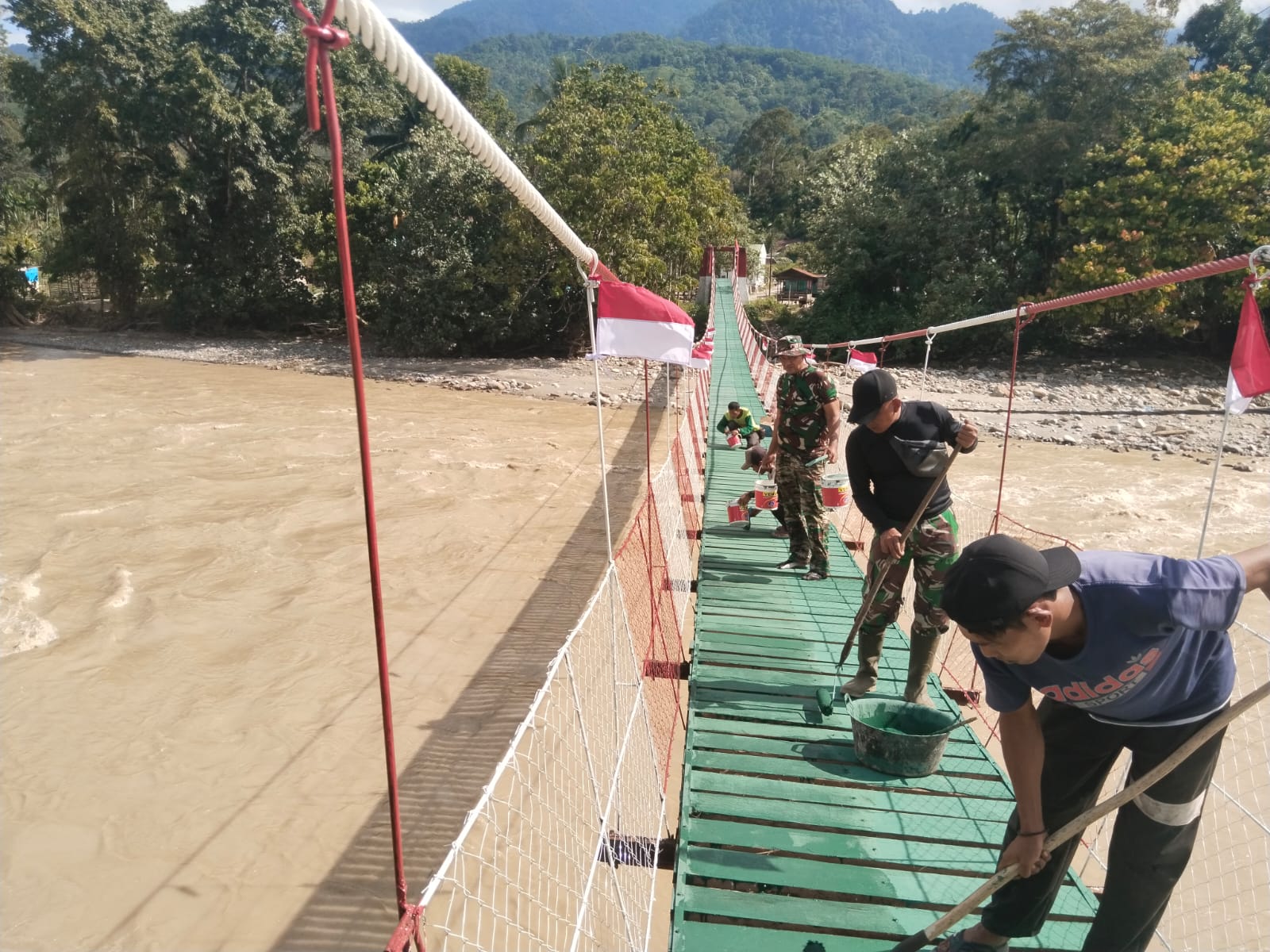 Kodim 0108/Agara Bersama Warga Gotong Royong