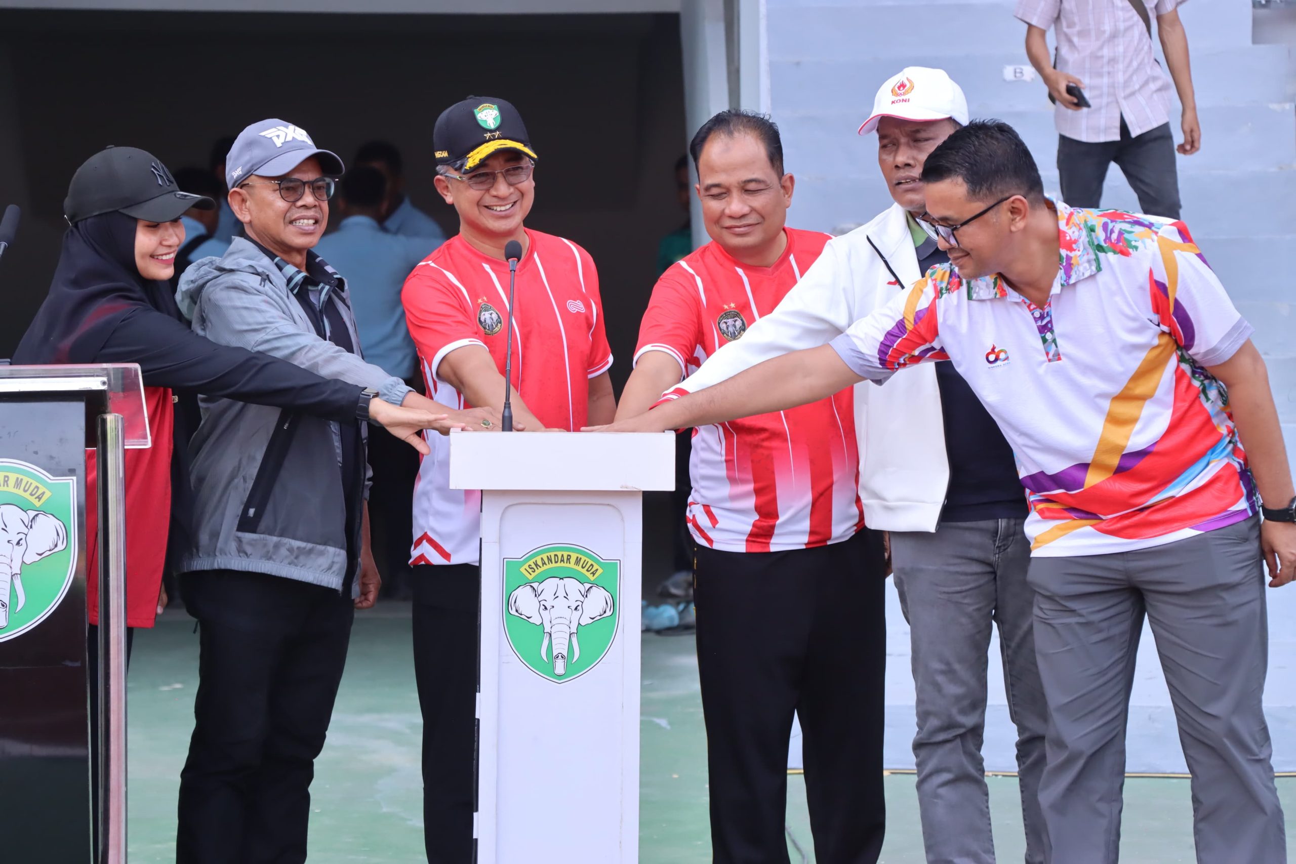 Kapolda Aceh Hadiri Pembukaan Turnamen Sepak Bola Pangdam IM Cup U-43 Se-Aceh 2026