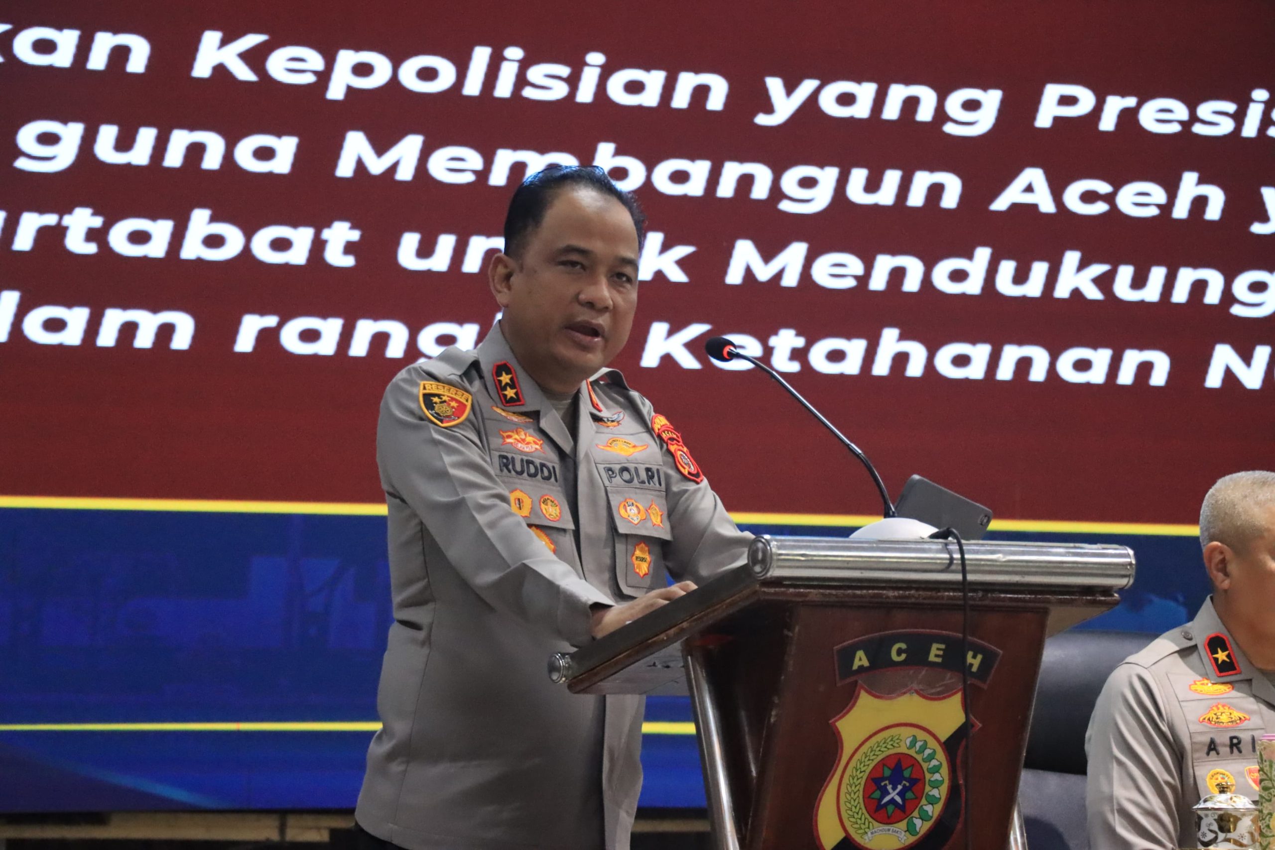 Kapolda Aceh Paparkan Commander Wish