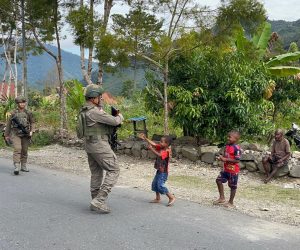 Ini Pesan Warga Distrik Muara Pada Satgas Damai Cartenz
