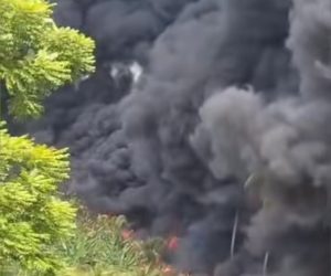 Sumur Minyak Ilegal di Aceh Timur Terbakar
