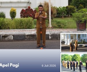 Kabag Kerja Sama dan Informasi Publik Pimpin Apel Pagi