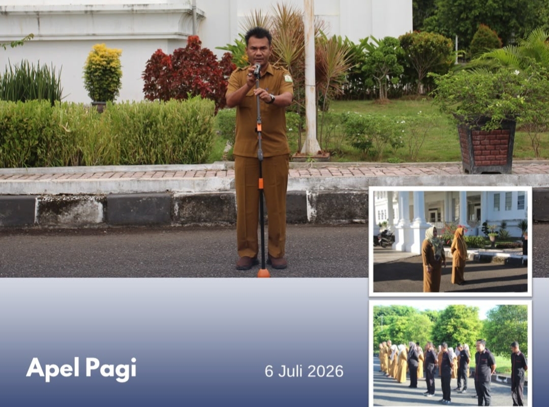 Kabag Kerja Sama dan Informasi Publik Pimpin Apel Pagi