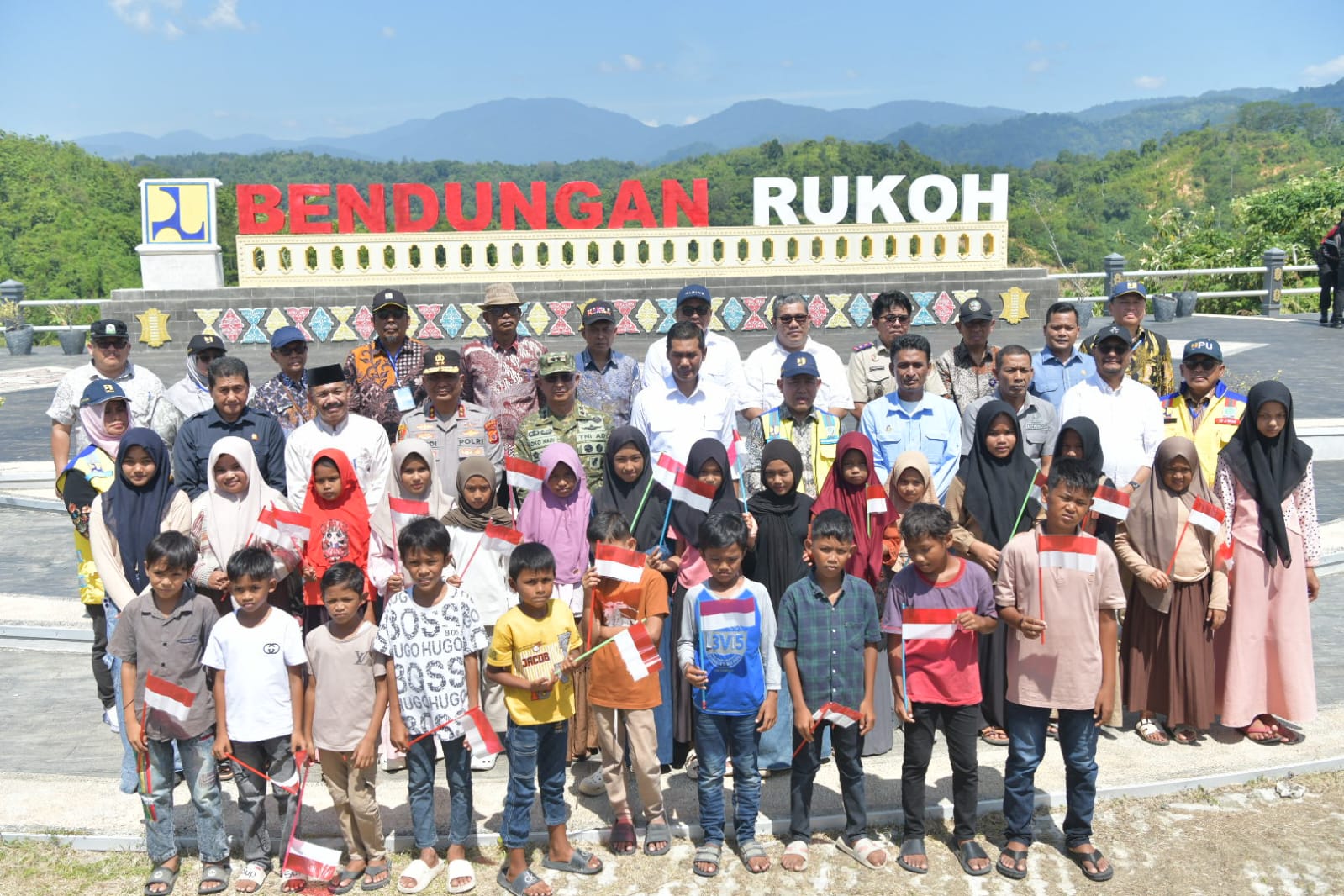 Sekda Aceh Hadiri Peresmian Bendungan Rukoh