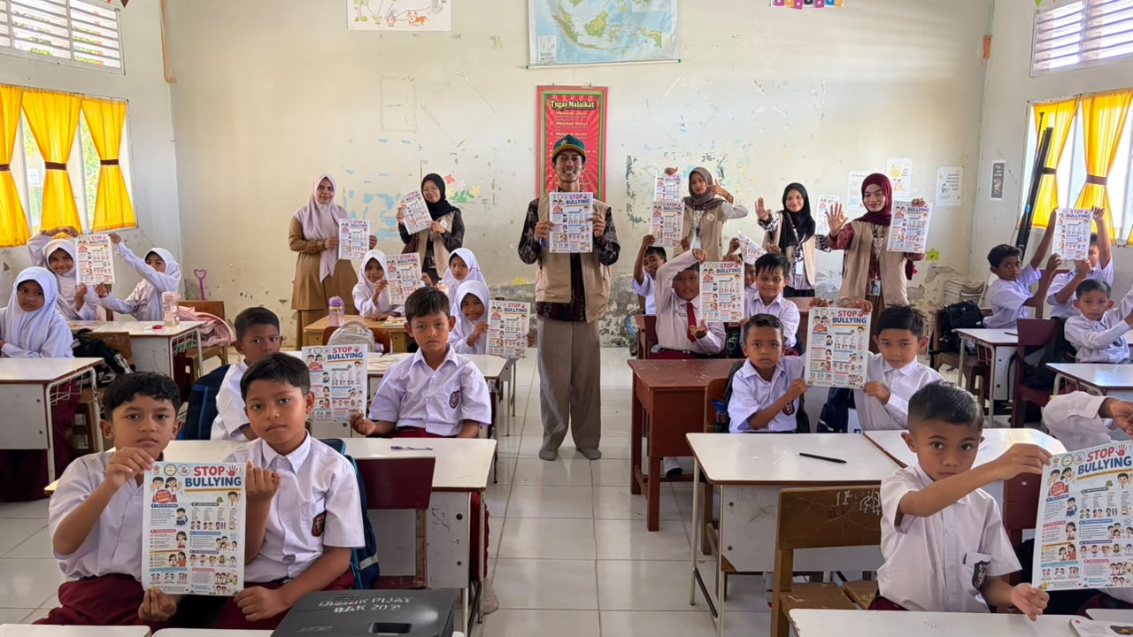 Mahasiswa KKN USK Edukasi Anti Bullying dan Pancasiaga