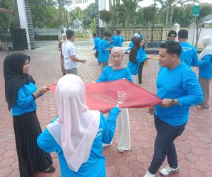 KNPI Aceh Besar Gelar Outbound Edukasi Kepemimpinan