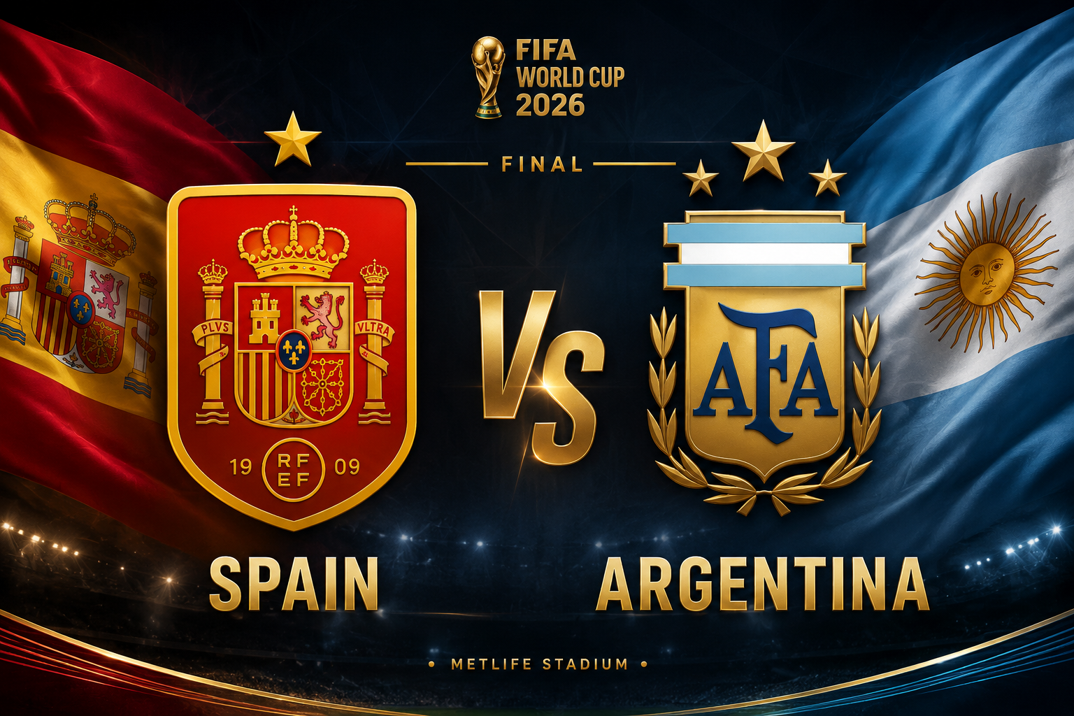 Prediksi Spanyol vs Argentina 19 Juli 2026