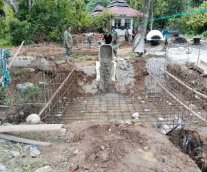 Percepat Pembangunan Pondasi Jembatan Gantung
