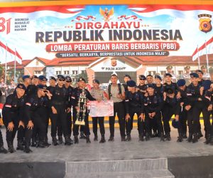 Lomba PBB Satbrimob Raih Juara