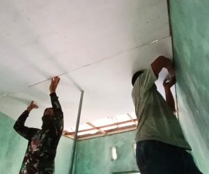 Plafon Mulai Terpasang