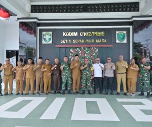 Kunker Tim Wasev TMMD Ke-129 Disambut Hangat Forkopimda Kabupaten Pidie