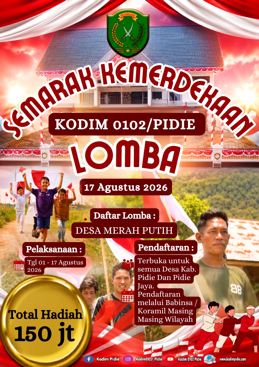 Gebyar Kampung Merah Putih Berhadiah Rp150 Juta