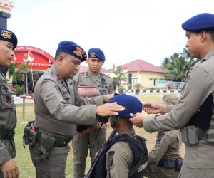 Pesan Kapolda Pada Pembaretan Bintara Remaja Satbrimob