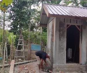 Pembangunan MCK TMMD Ke-129 Kodim 0102/Pidie Capai 65 Persen