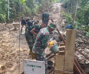 Pengecoran Kepala Jembatan Box Dimulai